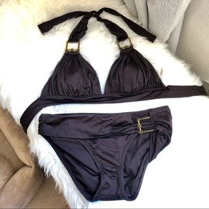 Anne Cole Dark Brown Bikini